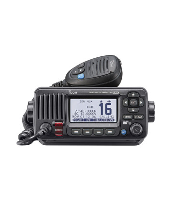  Icom IC-M424G fixed mount marine VHF - Black