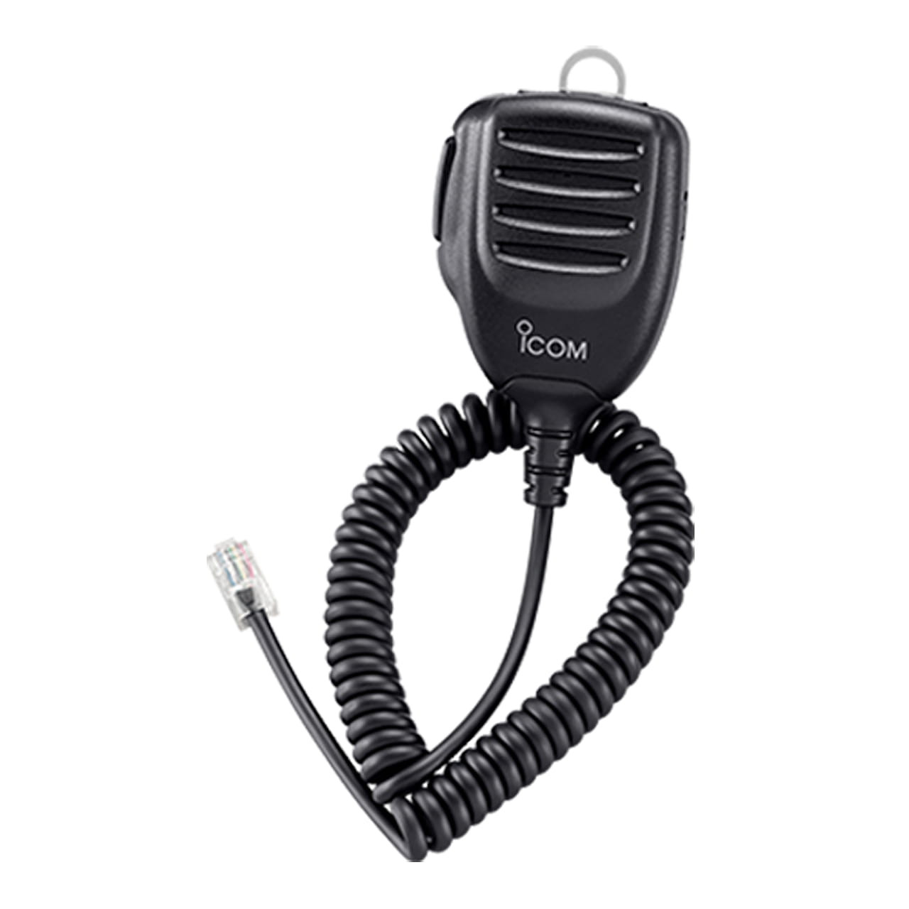 Icom HM-198 hand microphone with modular connector for two-way radio