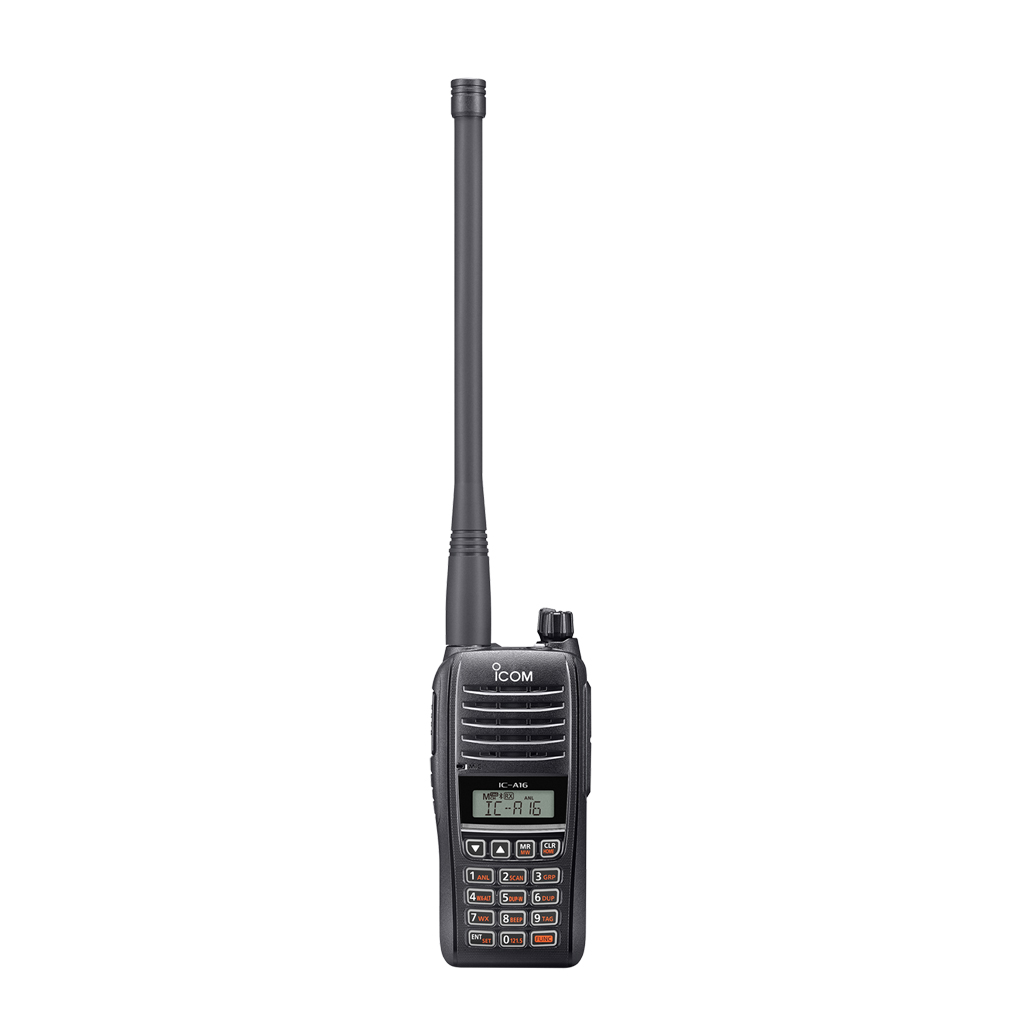  Icom IC-A16B portable handheld VHF airband transceiver with Bluetooth