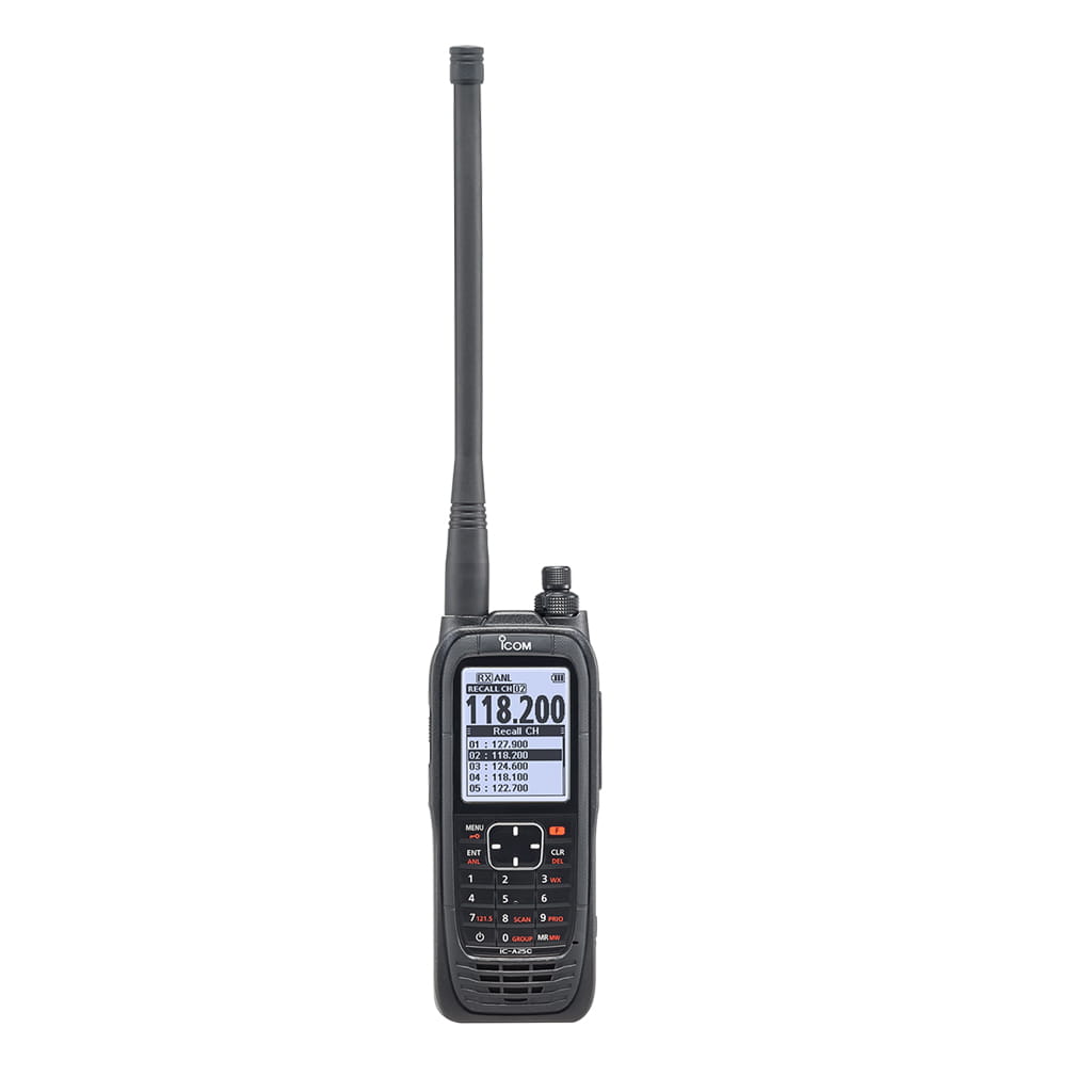 Icom IC-A25C portable handheld VHF airband COM transceiver