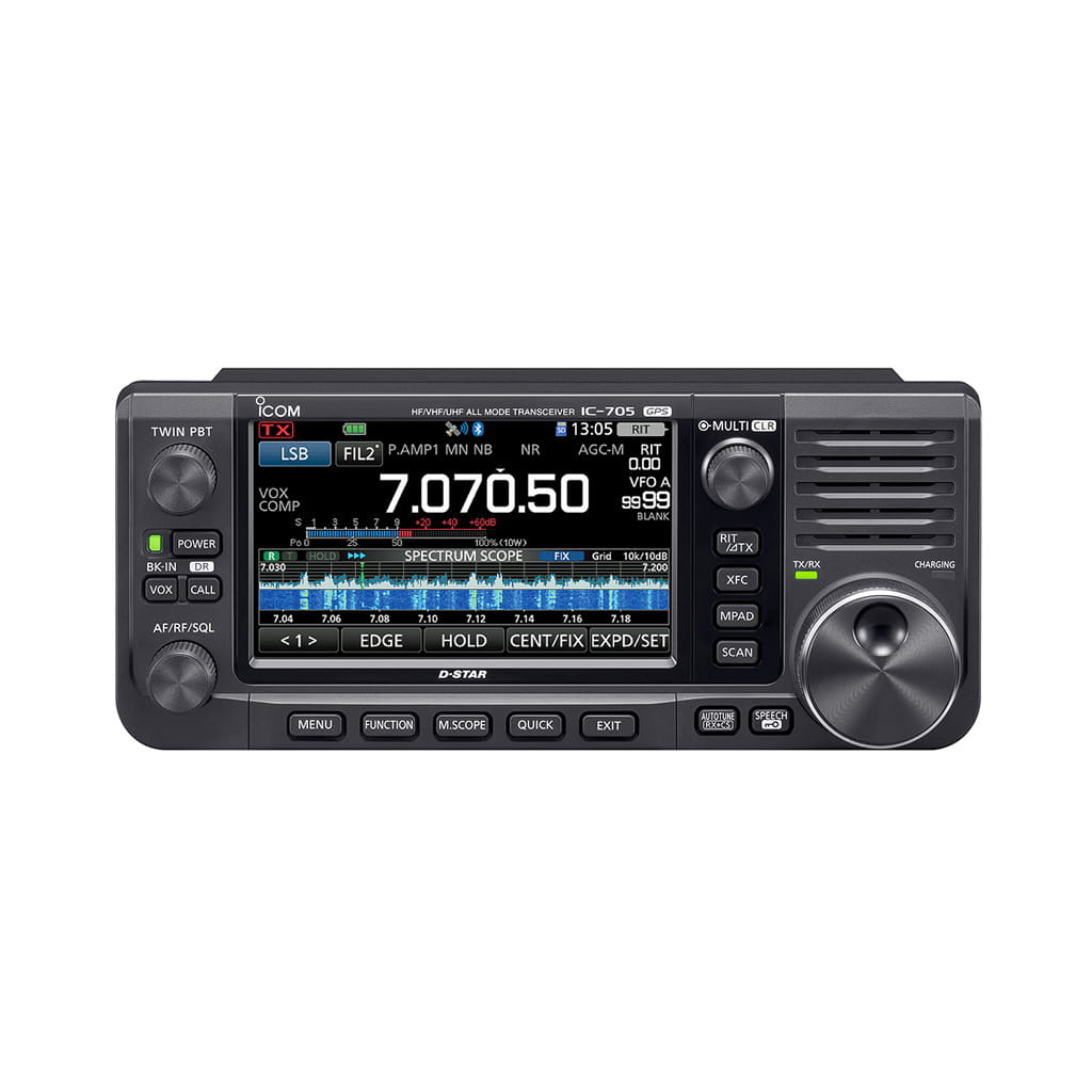 Icom IC-705 HF VHF UHF all-mode portable transceiver