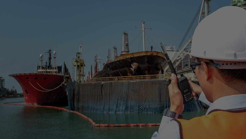 Radio systems for seaports