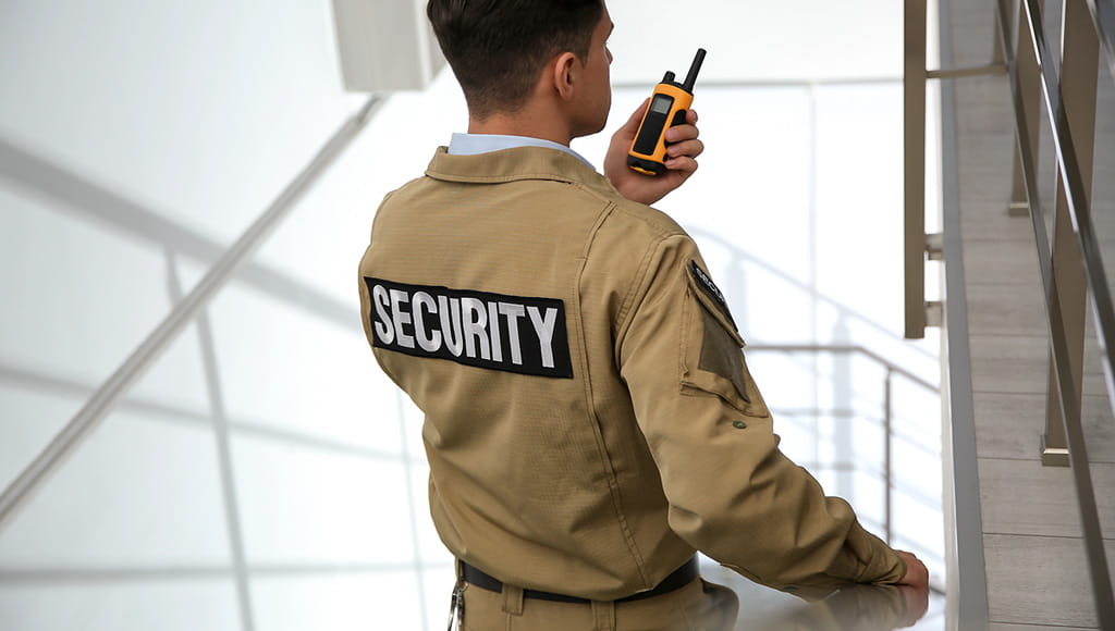 wo-way radios in security operations